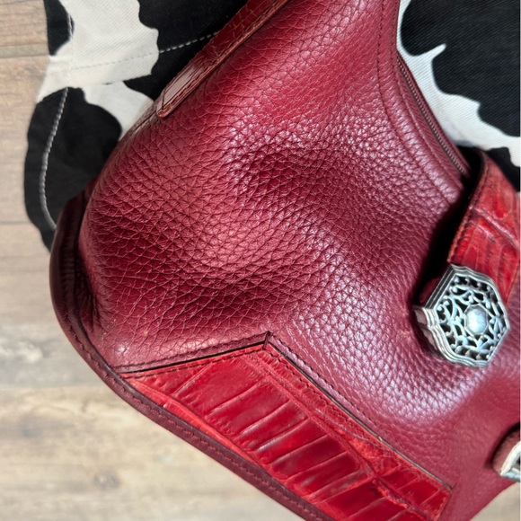 Vintage Y2K Brighton red leather handbag - Picture 5 of 16